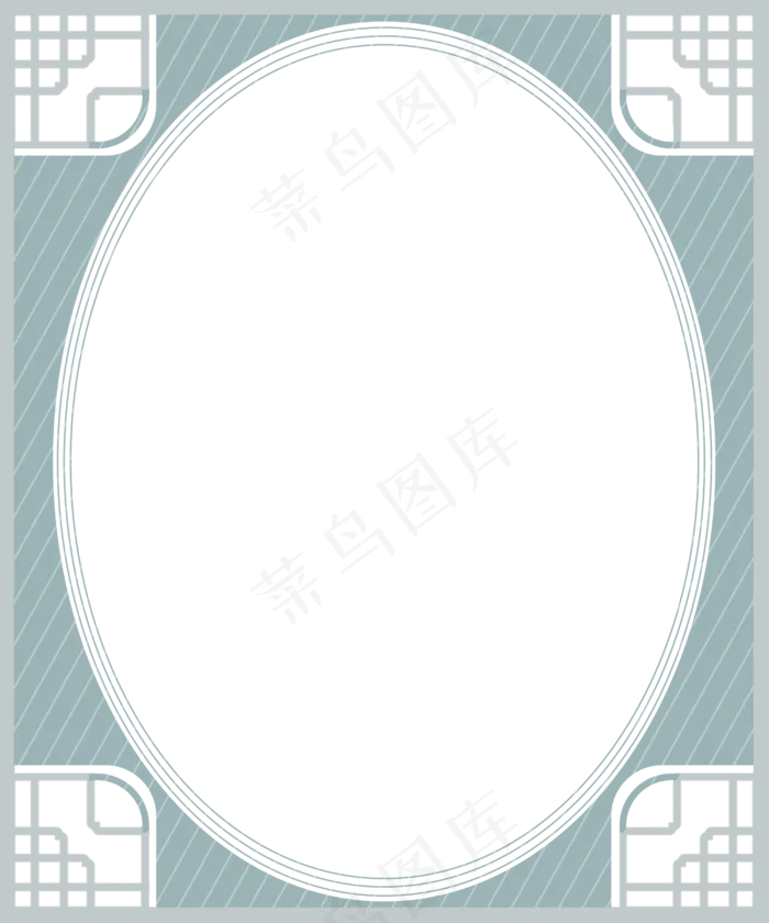 古风边框(2500X3000(DPI:72))psd模版下载