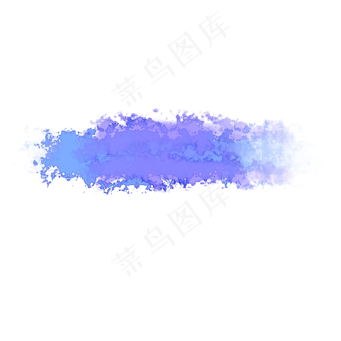 深蓝色水彩笔刷