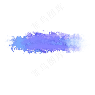 深蓝色水彩笔刷