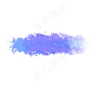 深蓝色水彩笔刷