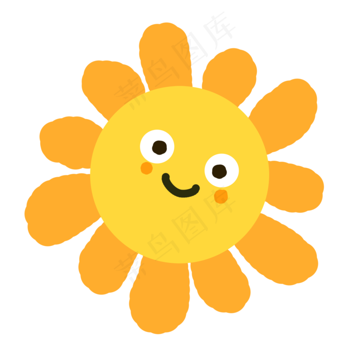 太阳花表情包(2000X2000(DPI:300))psd模版下载