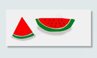 处暑大西瓜免扣元素