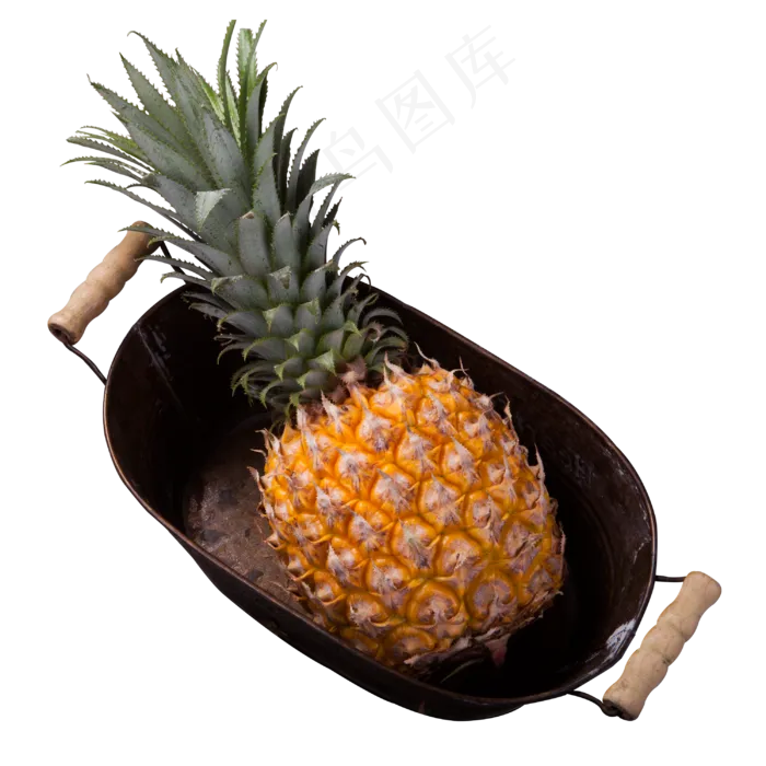 实拍种植大菠萝水果(3000X3000(DPI:300))psd模版下载