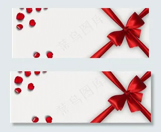 大气蝴蝶结礼盒礼品风代金券