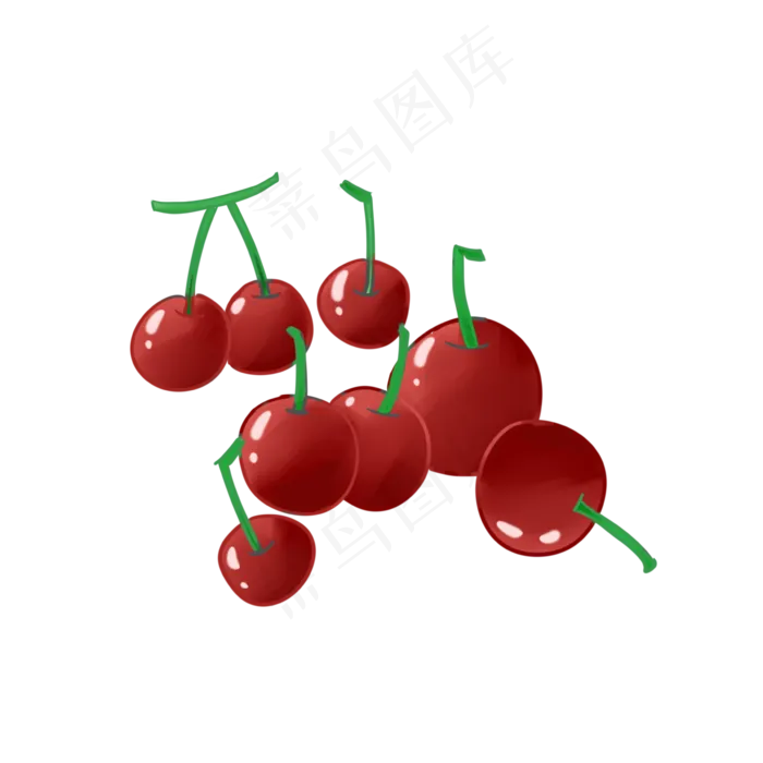 水果樱桃车厘子(2362X2362(DPI:299))psd模版下载