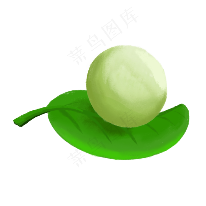 清明农历青团食物免抠