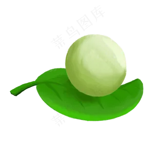 清明农历青团食物免抠