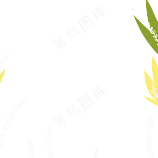 卡通植物边框下载