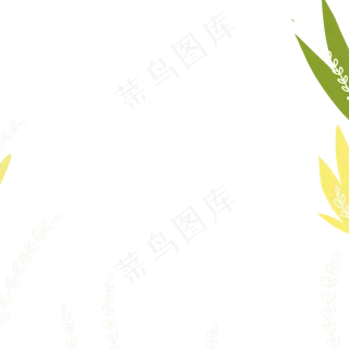 卡通植物边框下载