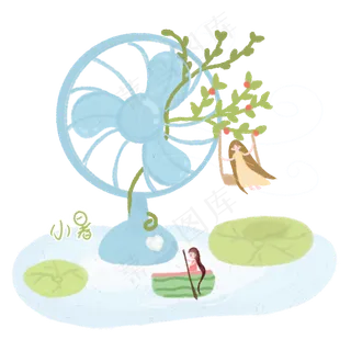 创意手绘日系小清新二十四节气小