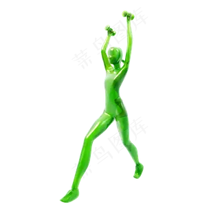 质感运动小人png图