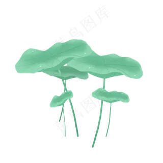 荷花荷叶png素材