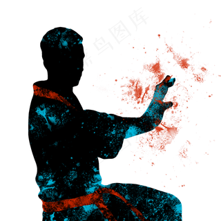 开学季跆拳道社团招新剪影,免抠元素