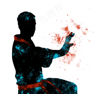 开学季跆拳道社团招新剪影,免抠元素