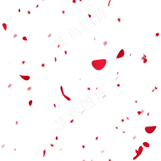 大红色玫瑰花瓣