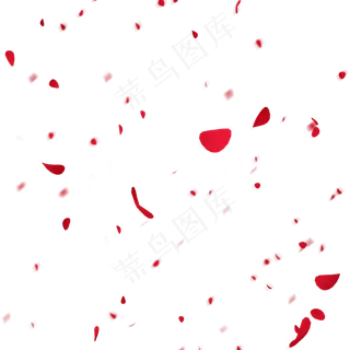 大红色玫瑰花瓣