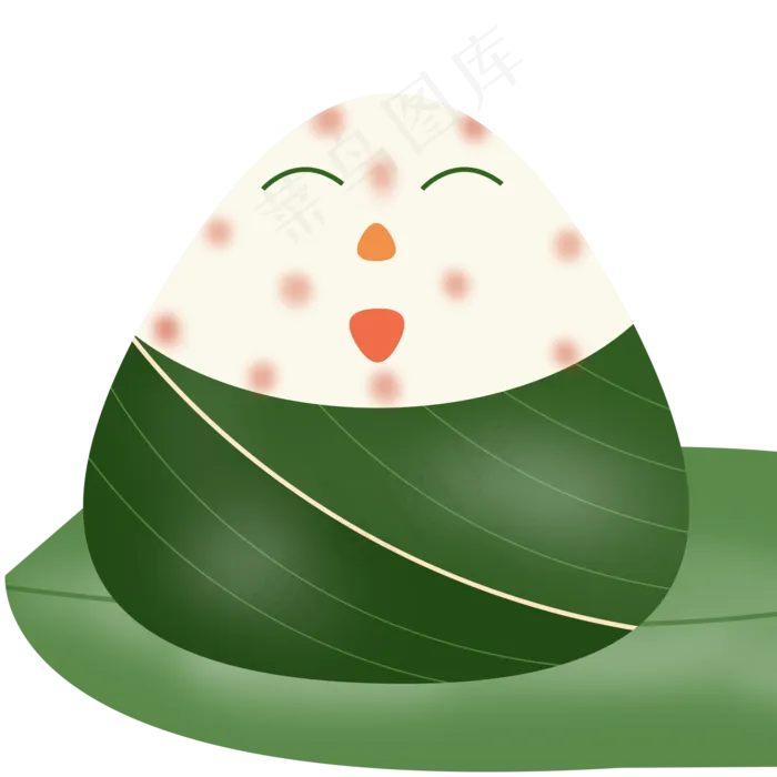 五月端午节蜜豆粽子(2000X2000(DPI:300))psd模版下载