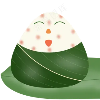 五月端午节蜜豆粽子