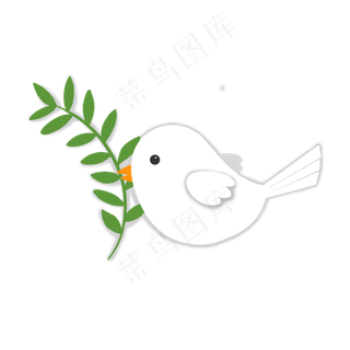 扁平风卡通鸽子PNG