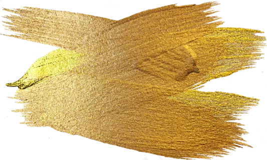 卡通手绘金色金粉图