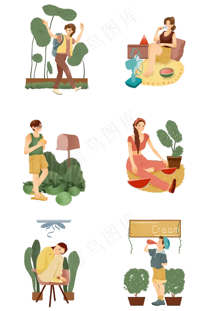 立夏人物合集