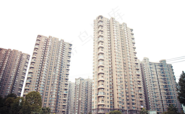 实拍建筑小区住宅区(5214X3222(DPI:240))psd模版下载