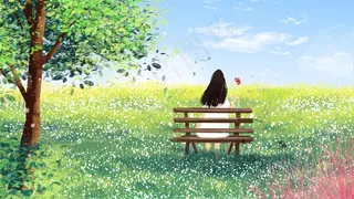 五月你好风景治愈系小清新风