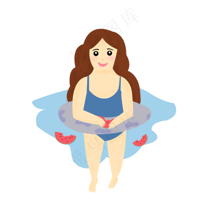 清新立夏节气元素