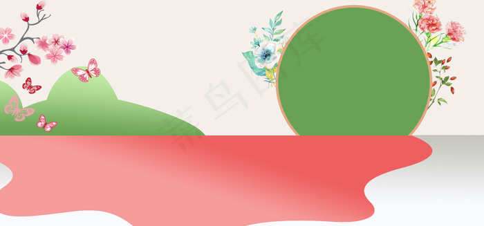 古风简约女神节海报