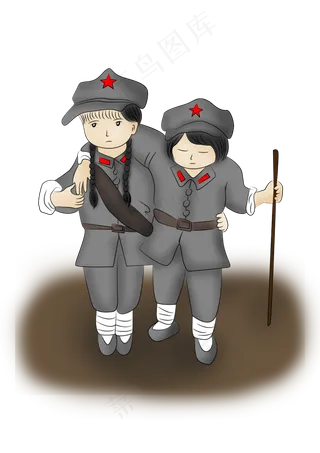 长征胜利92周年之女战士