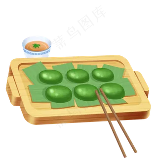 寒食节青团美食