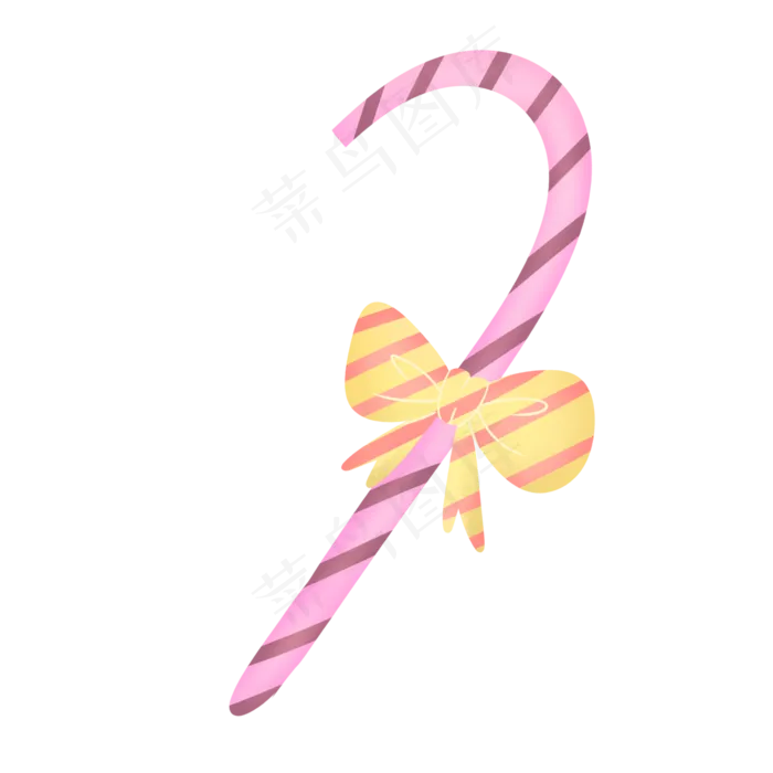 紫色条纹六一儿童节拐杖糖果(2000X2000(DPI:300))psd模版下载
