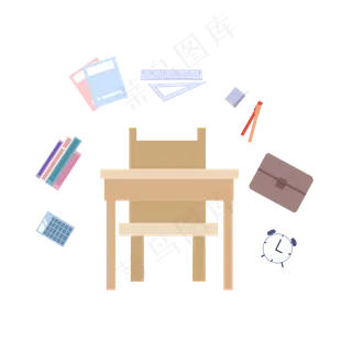 高考考试书桌文具