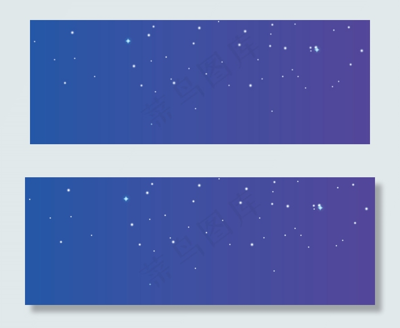 蓝色创意星空装饰背景