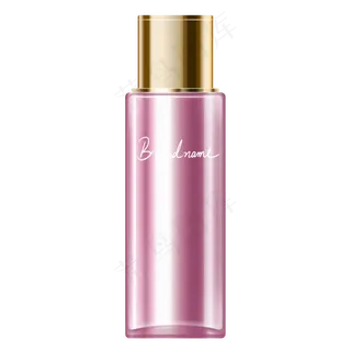 化妆品高瓶子粉色金盖