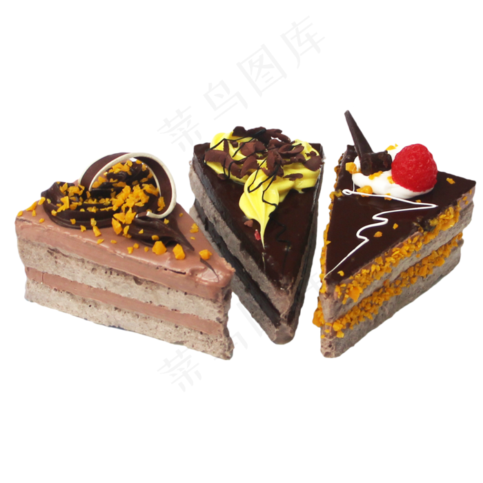 巧克力慕斯蛋糕黑森林拼盘