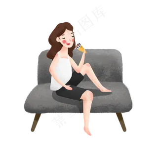 吃冰激淋的女孩