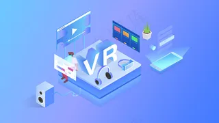 VR眼镜科技商务办公