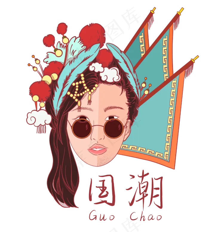国潮文化(4071X4508(DPI:300))psd模版下载