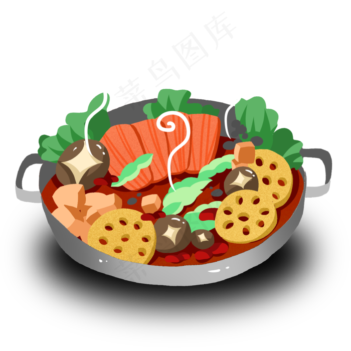 四川特色火锅美食,免抠元素