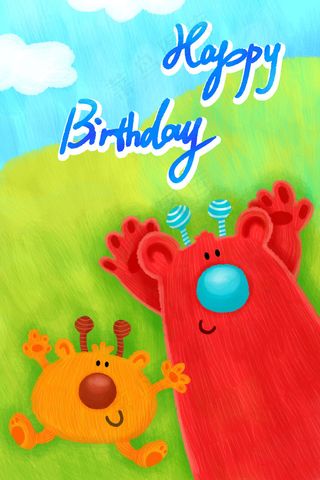 怪物怪兽生日快乐