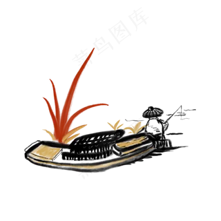 唯美中国风水墨画