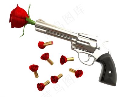 创意战争与和平的手枪
