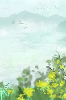 惊蛰节气psd分层banner