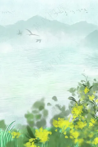 惊蛰节气psd分层banner