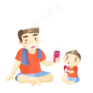 免扣原创父亲节素材,免抠元素