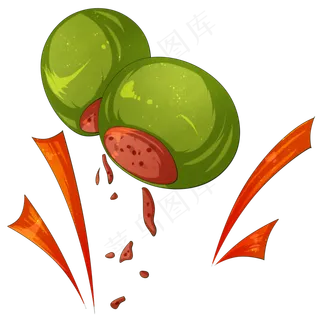 青团糍粑艾叶青团