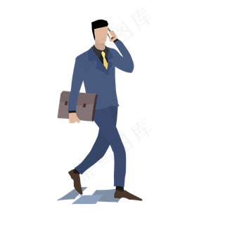社会人精英商务男简约金融,免抠元素