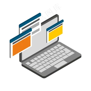 矢量手绘卡通笔记本,免抠元素