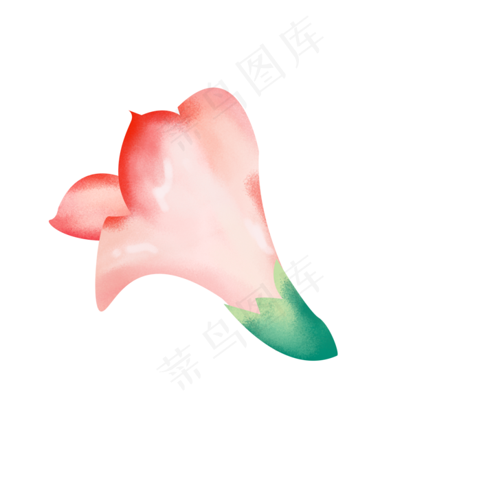 卡通粉色鲜花下载(2000*2000px 300 dpi )psd模版下载